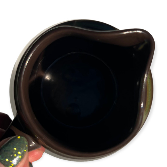 Franciscan Madeira Vintage 1960s Brown and Green Earthenware Creamer Pitcher - Picture 5 of 14